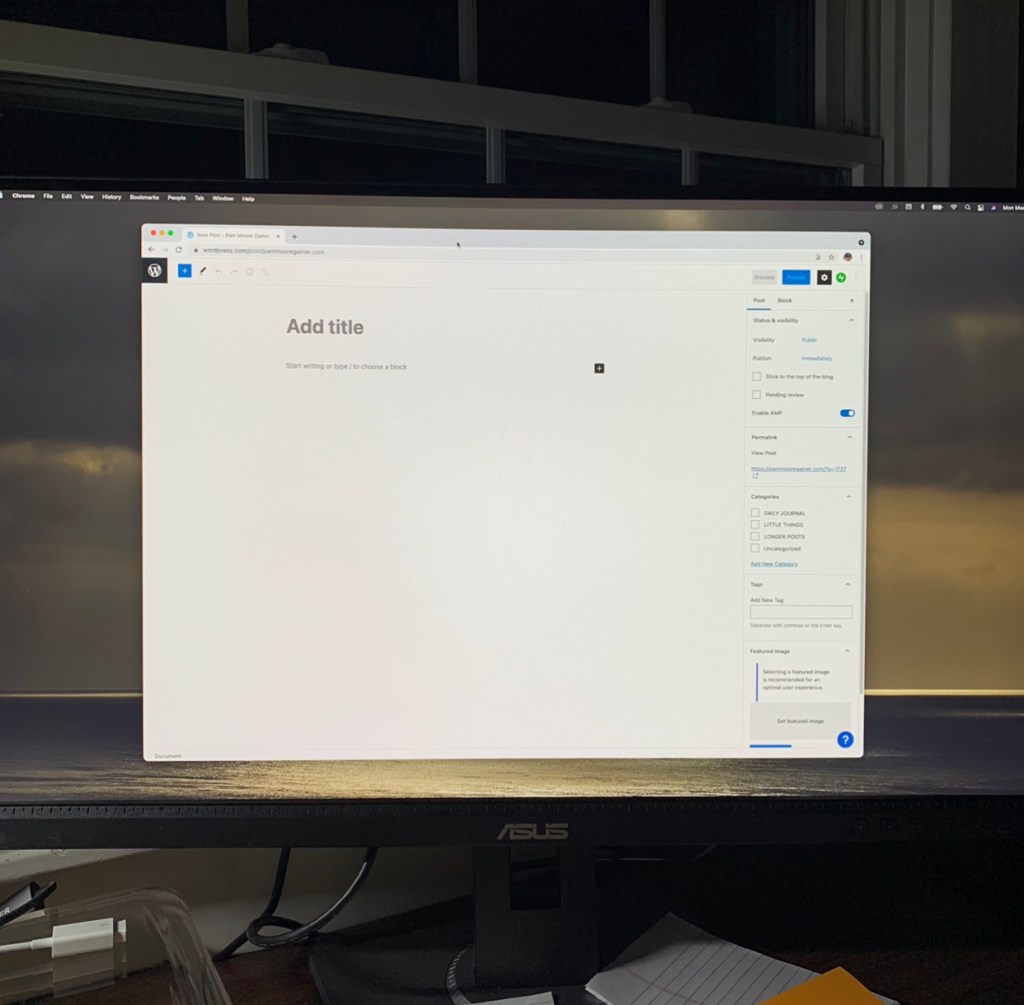 Monday, March 22,&nbsp;2021